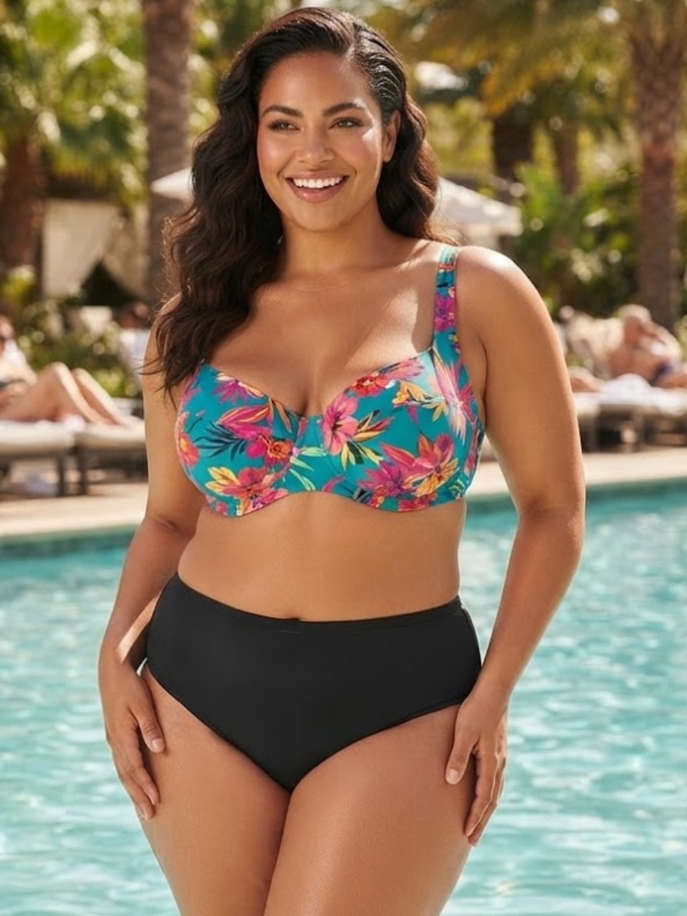 Torrid Black Bikini Bottoms Size 4X